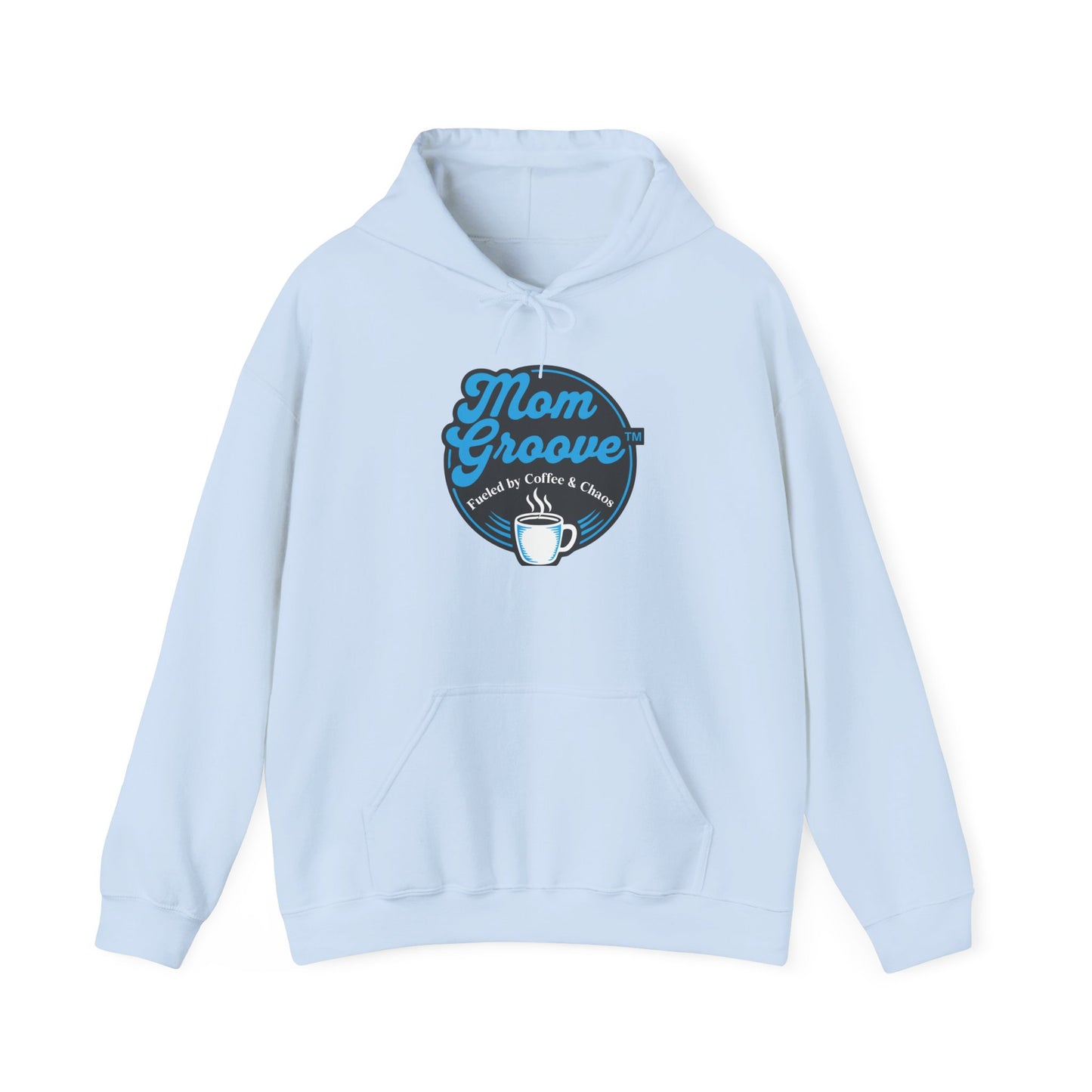 Mom Groove™ Mom Hoodie - Fueled by Coffee & Chaos Best Seller Sweatshirt Hoodies