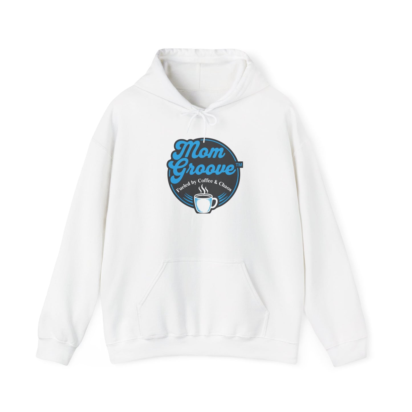 Mom Groove™ Mom Hoodie - Fueled by Coffee & Chaos Best Seller Sweatshirt Hoodies